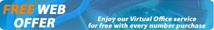Enjoy our Virtual Office free with every telephone number setup online